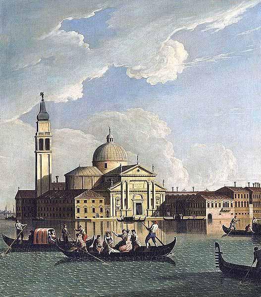 Johan Richter View of San Giorgio Maggiore, Venice oil painting picture